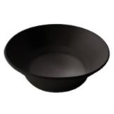 Bugambilia XS Round Buffet Bowl, Solid Black, 20 oz