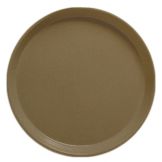 Cambro&reg; Bay Leaf Brown 10" Round Serving Camtray&reg;