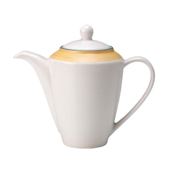 Steelite Simplicity Rio Yellow 21 Oz Coffee Pot