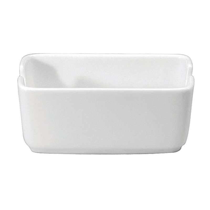 Noritake Glacier 4-5/8" x 2-3/4" White Sugar Packette Holder