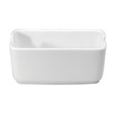 Noritake Glacier 4-5/8" x 2-3/4" White Sugar Packette Holder