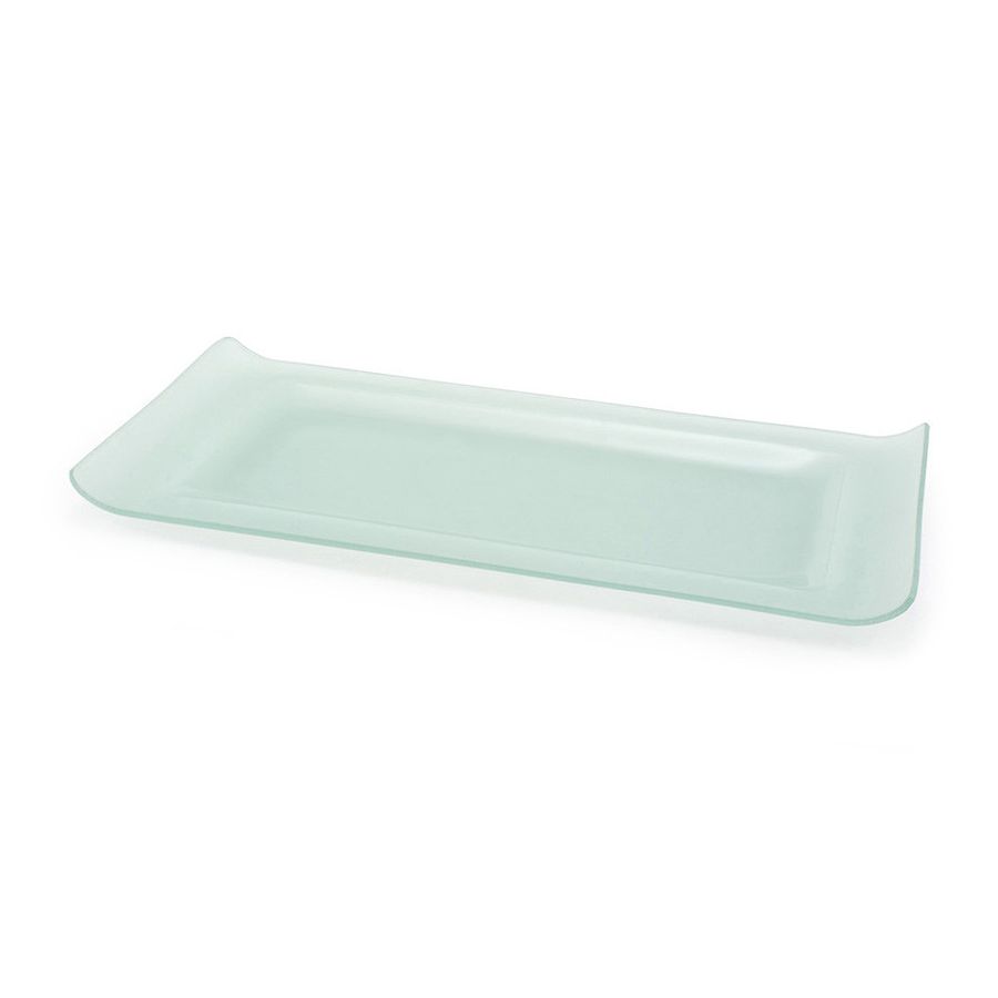 Front Of The House&reg; Nami&trade; Frosted White Glass Plate
