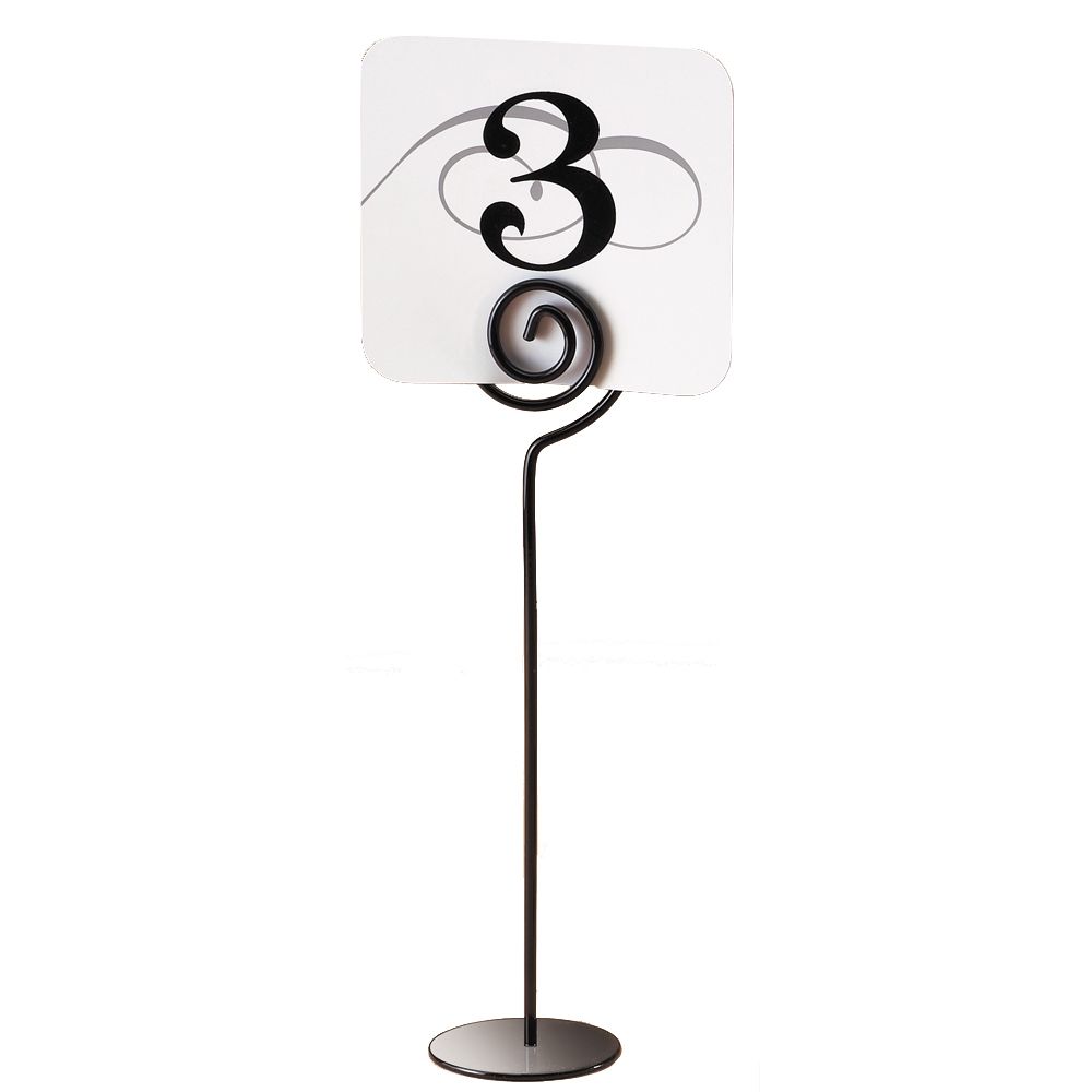 Cal-Mil 9" High Iron Number Card Stand
