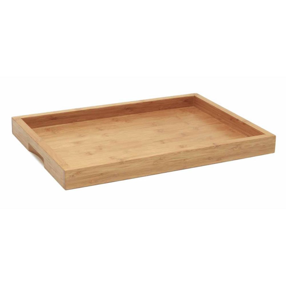 Front Of The House&reg; 13" x 19" Bali Bamboo Service Tray