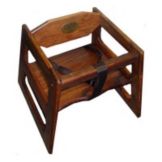 Tomlinson Marston Walnut Booster Seat for Booth