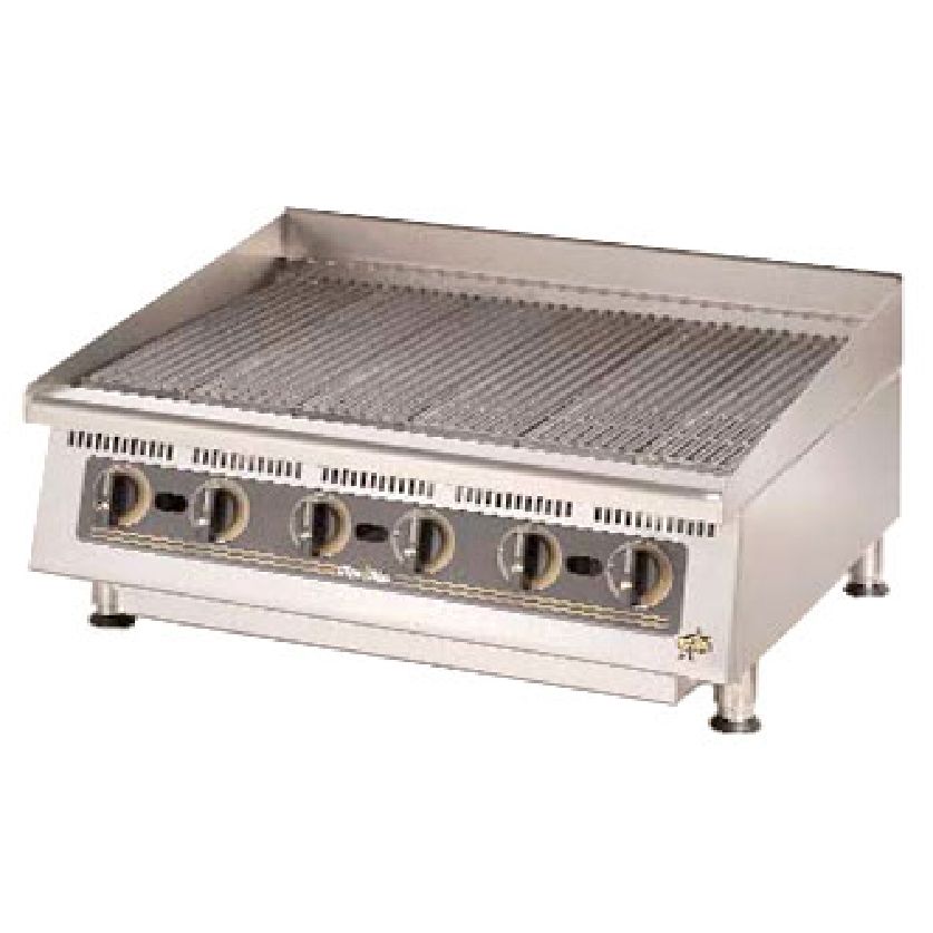 Star&reg; Mfg. Ultra-Max&trade; 36" Lava Rock Gas Char-Broiler