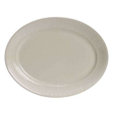 Tuxton&reg; Hampshire 9-1/8" x 6-1/2" Eggshell Oval Platter