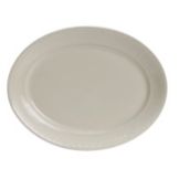 Tuxton&reg; Hampshire 9-1/8" x 6-1/2" Eggshell Oval Platter