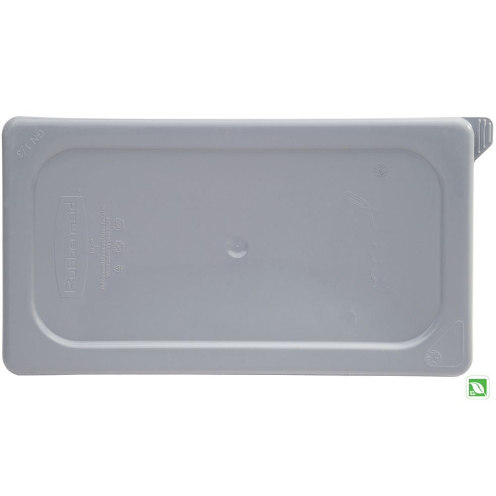 Rubbermaid Gray Secure Sealing 1/3 Size Food Pan Lid