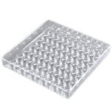 Carlisle&reg; NeWave&trade; 6" Square Clear Drip Tray