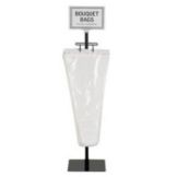 Bouquet Bag Stand w/ Base Plate, 11 x 11 x 39"