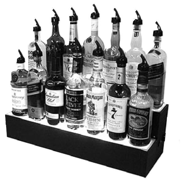 Two Tier Liquor Display 48"