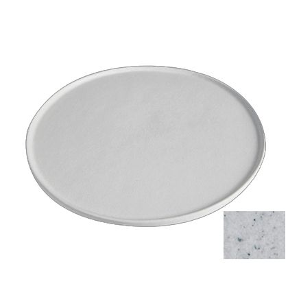 Bugambilia Large Round Buffet Disk w/ Rim, Marble White