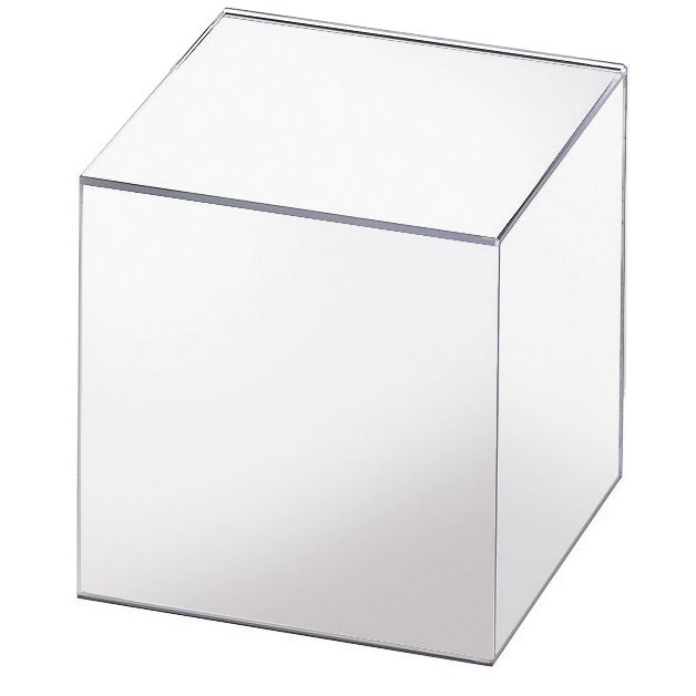 Cal-Mil&reg; Mirrored Acrylic 6" Cube Riser