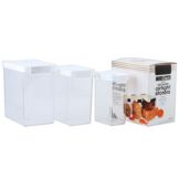 ClickClack&reg; Canister Set of 3 Airtight Storers