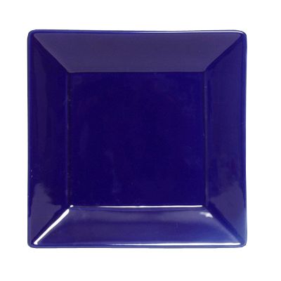 Tuxton&reg; 10.125" Square Series Cobalt Blue Plate