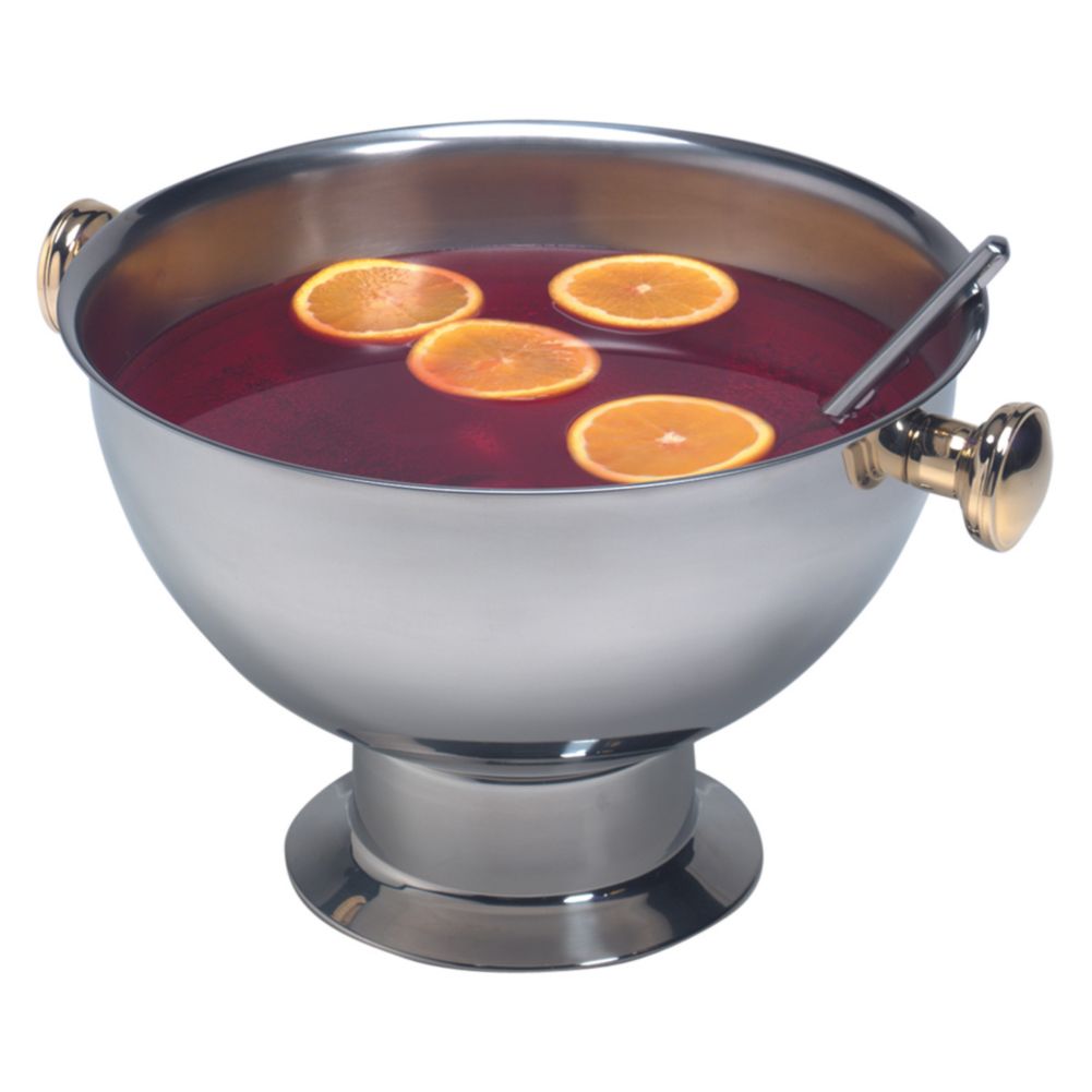 American Metalcraft Allegro&trade; S/S 14 Qt Punch Bowl w / Handles