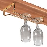 American Metalcraft Brass Plated Wire 10" Glass Hanger