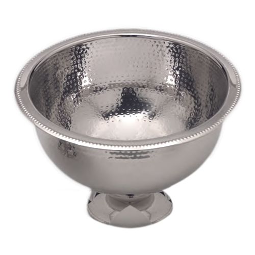 American Metalcraft Hammered S/S 13 Qt. Punch Bowl