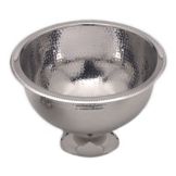 American Metalcraft Hammered S/S 13 Qt. Punch Bowl