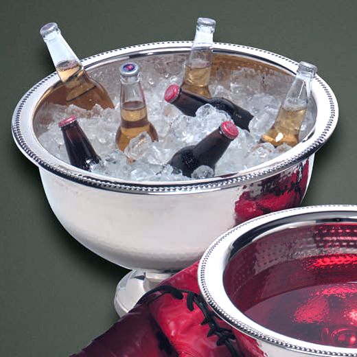 American Metalcraft Hammered S/S 13 Qt. Punch Bowl