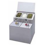 APW Wyott Narrow Condiment Serving Station 5 Pan, CSS-DTS-N5