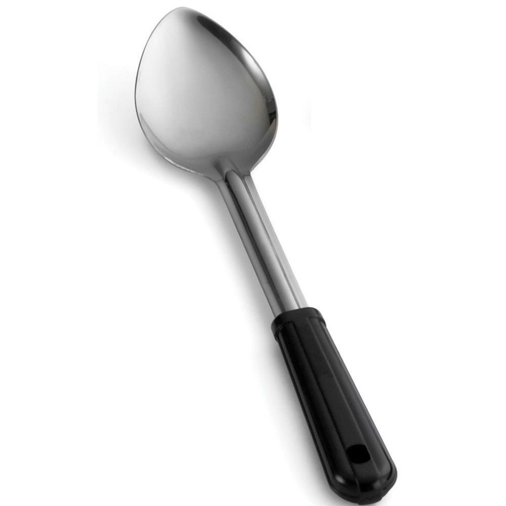 Tablecraft Black Cool Touch Handle 11" Solid Basting Spoon