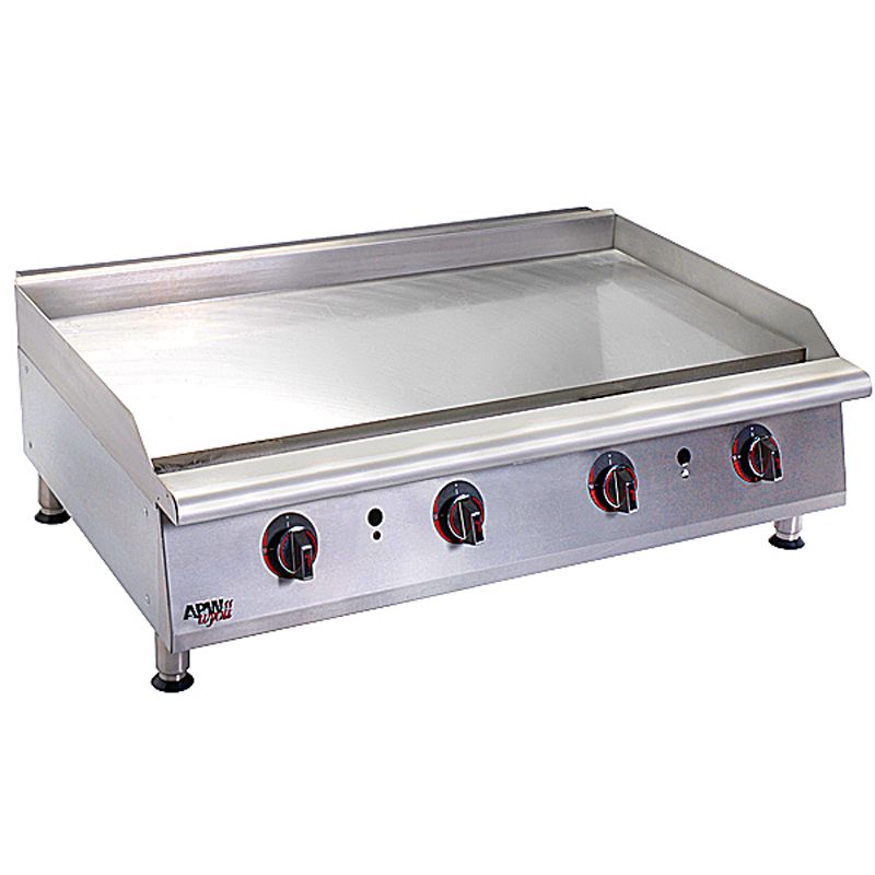 APW Wyott H/D Countertop Thermostatic Gas Griddle 24" HTG-2424