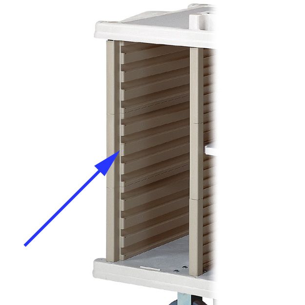 Metro&reg; Side Storage Kit for Tall Lodgix&trade; Carts