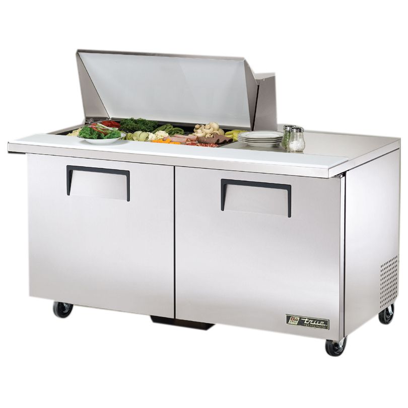 True&reg; Mega-Top S/S 15.5 Cu Ft 15-Pan Top Sandwich / Salad Unit
