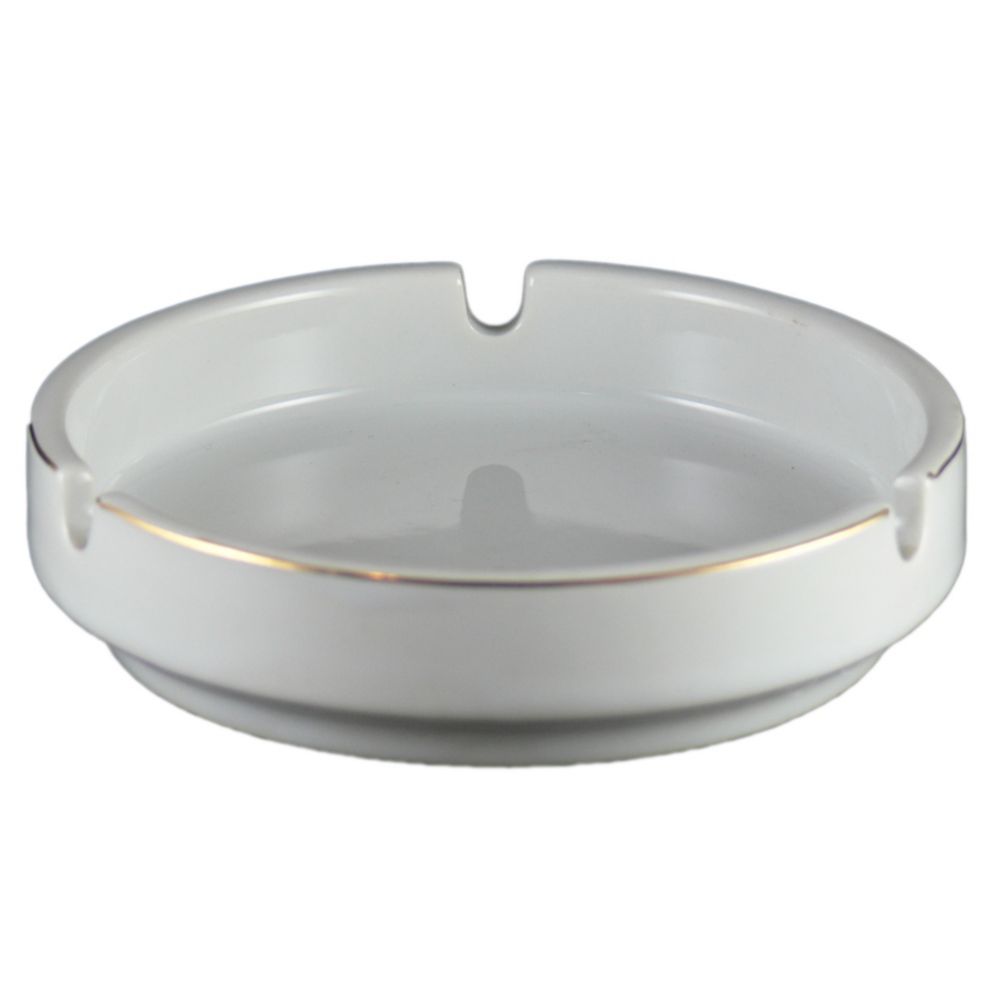 Vertex&reg; Argyle Undec. Collection 3 Snuff Ashtray w/ Gold Band
