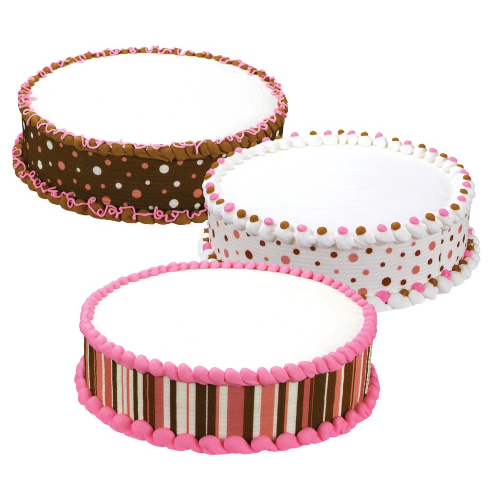 Lucks&trade; Designer Prints&trade; Pink Delicious Dots & Stripes