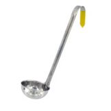 Vollrath S/S Yellow Grooved Handle 3 Oz Ladle