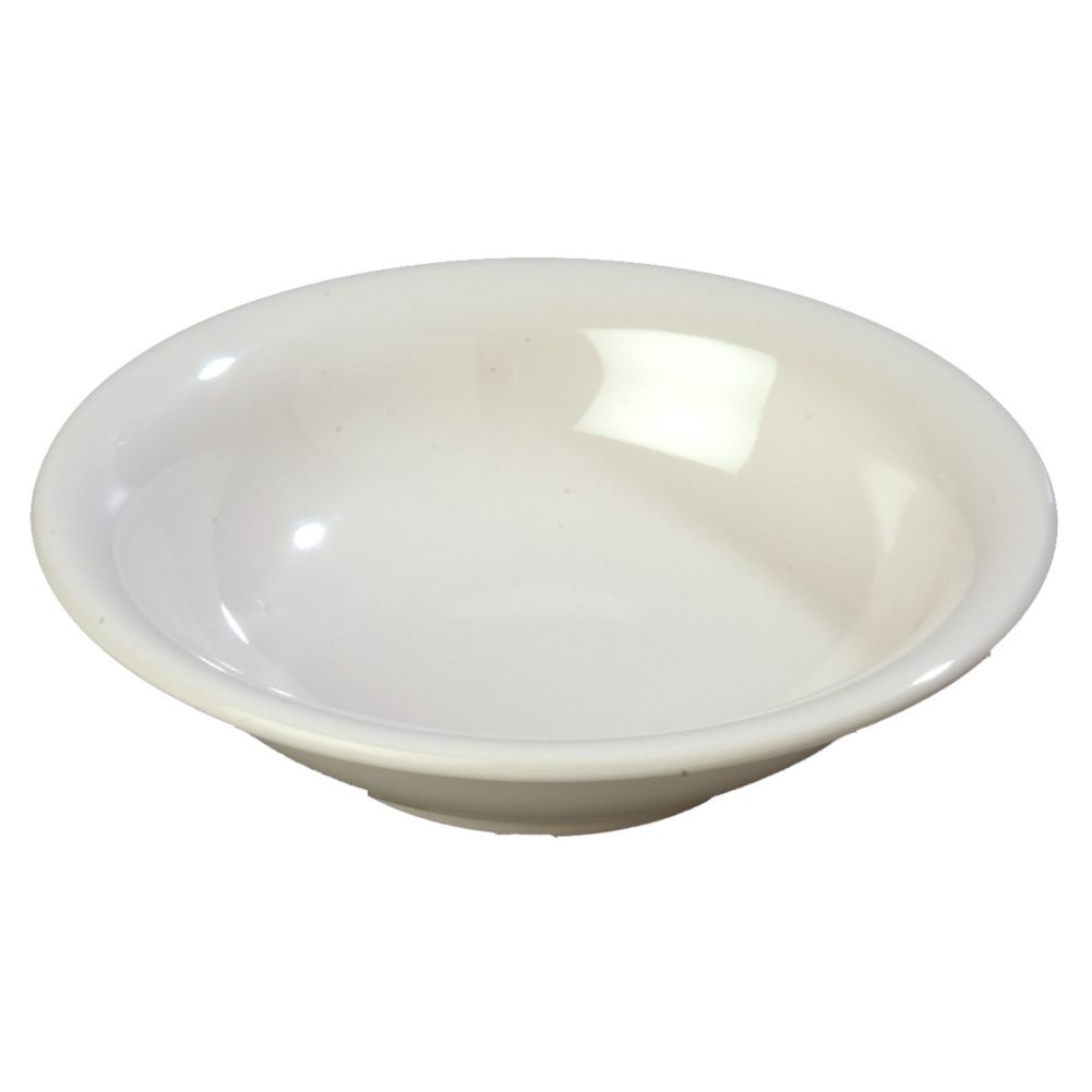Carlisle&reg; Durus&reg; Bone 14.7 Oz. Rimmed Bowl