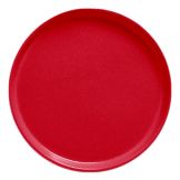 Cambro&reg; Camtray&reg; 13" Cambro Red Round Serving Tray