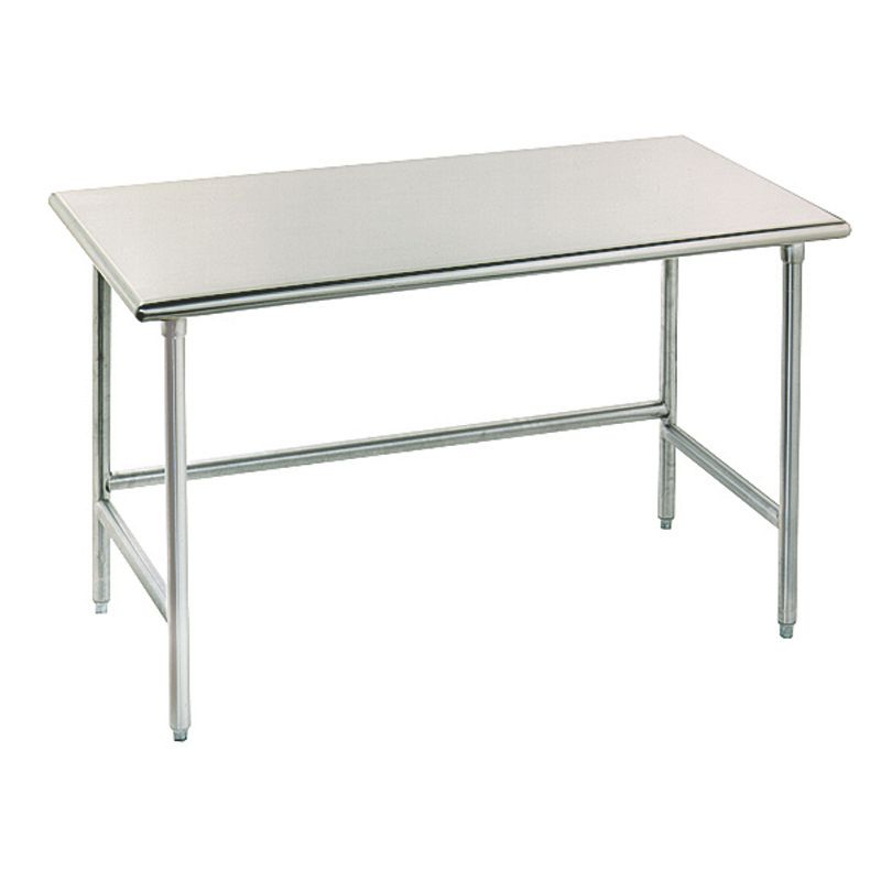 TSAG Series 36in. x 48in. Flat Top S/S Open Work Table, TSAG-364