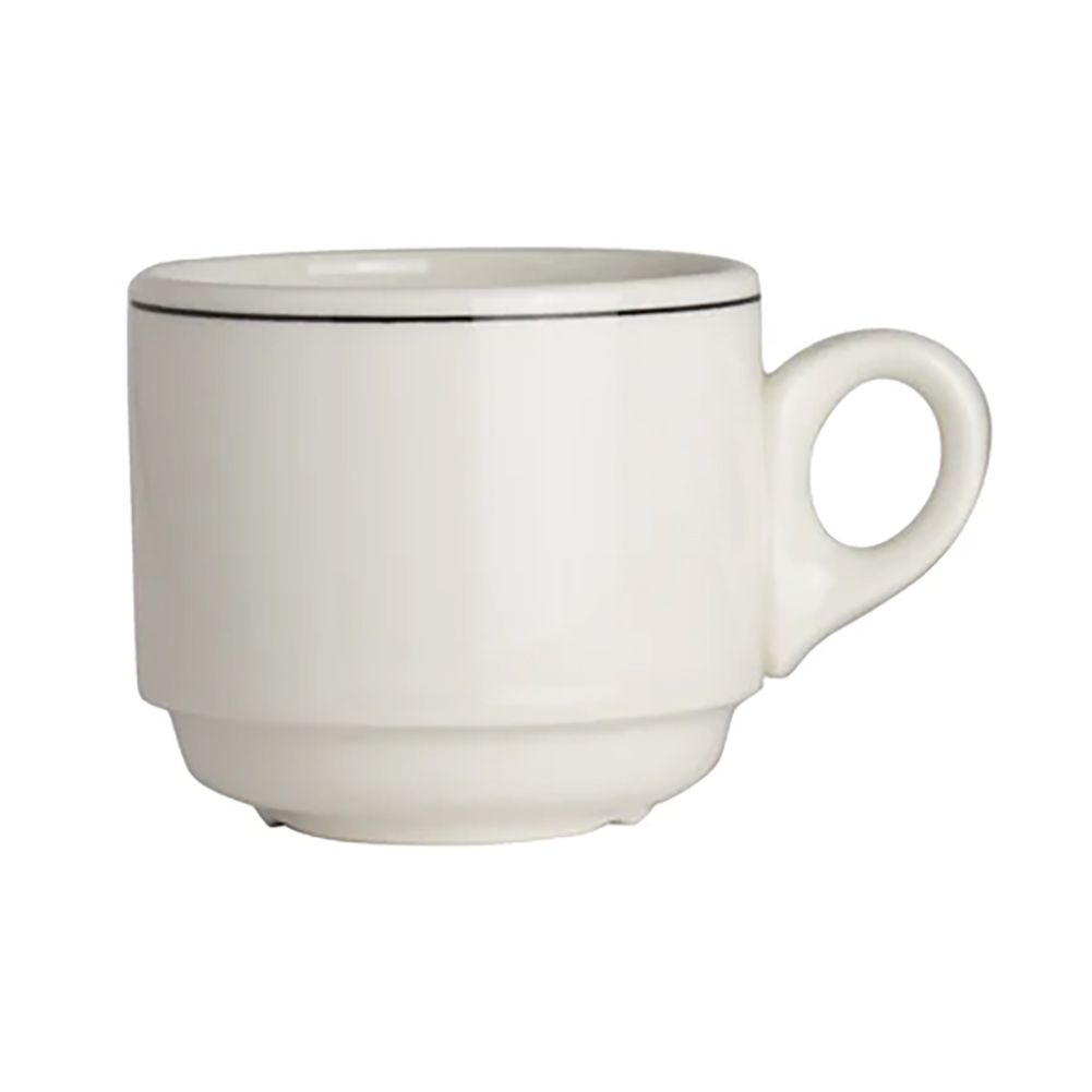 Steelite Performance Simplicity Black Line 7.5 Oz Atlanta Stacking Cup