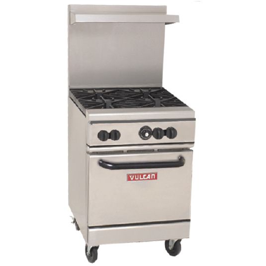 Vulcan Hart Endurance S/S 24" Gas Restaurant Range w/ 4 Burners