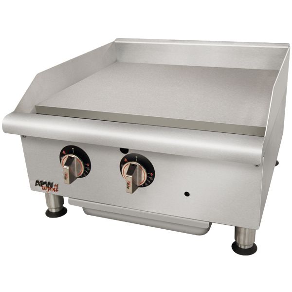 APW Wyott 48" Manual Gas Countertop Griddle, GGM-48H