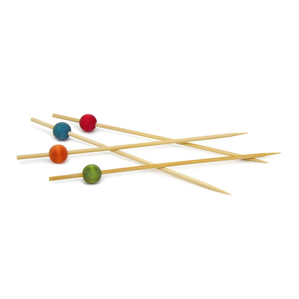Front Of The House&reg; Assorted Colors 4-1/2" Ball Picks