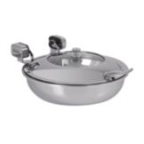 Spring USA&reg; Vision S/S Round Buffet Server with Chrome Accents