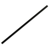 Cello-O-Core 7-3/4" Unwrapped Black Jumbo Straws