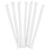 FM Turner Wrapped White 7-3/4" Flex Straw