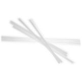 Cello-O-Core 10" Clear Jumbo Unwrapped Straws