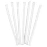 Wow Plastic 5 mm Dia. Cello-Wrapped Translucent 10" Straw