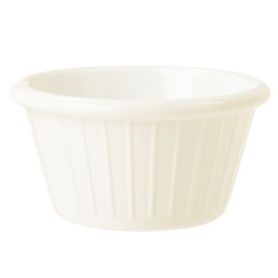 G.E.T. Ivory Melamine 3 Oz Fluted Ramekin