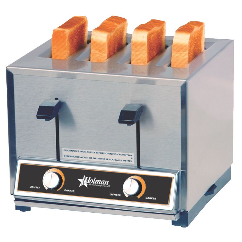 Star&reg; Mfg Four-Slot Pop-Up Bread / Bagel Toaster w/ Thermostat