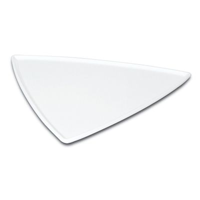Delfin 14" x 14" x 1" White Pacific Rim Triangle Tray