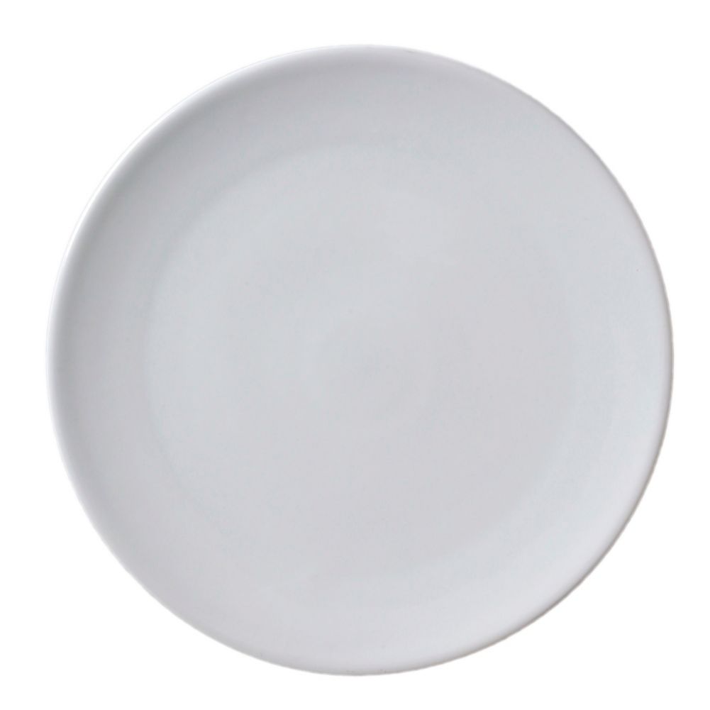 Vertex&reg; Market Buffet White 13-1/4" Coupe Pizza Plate