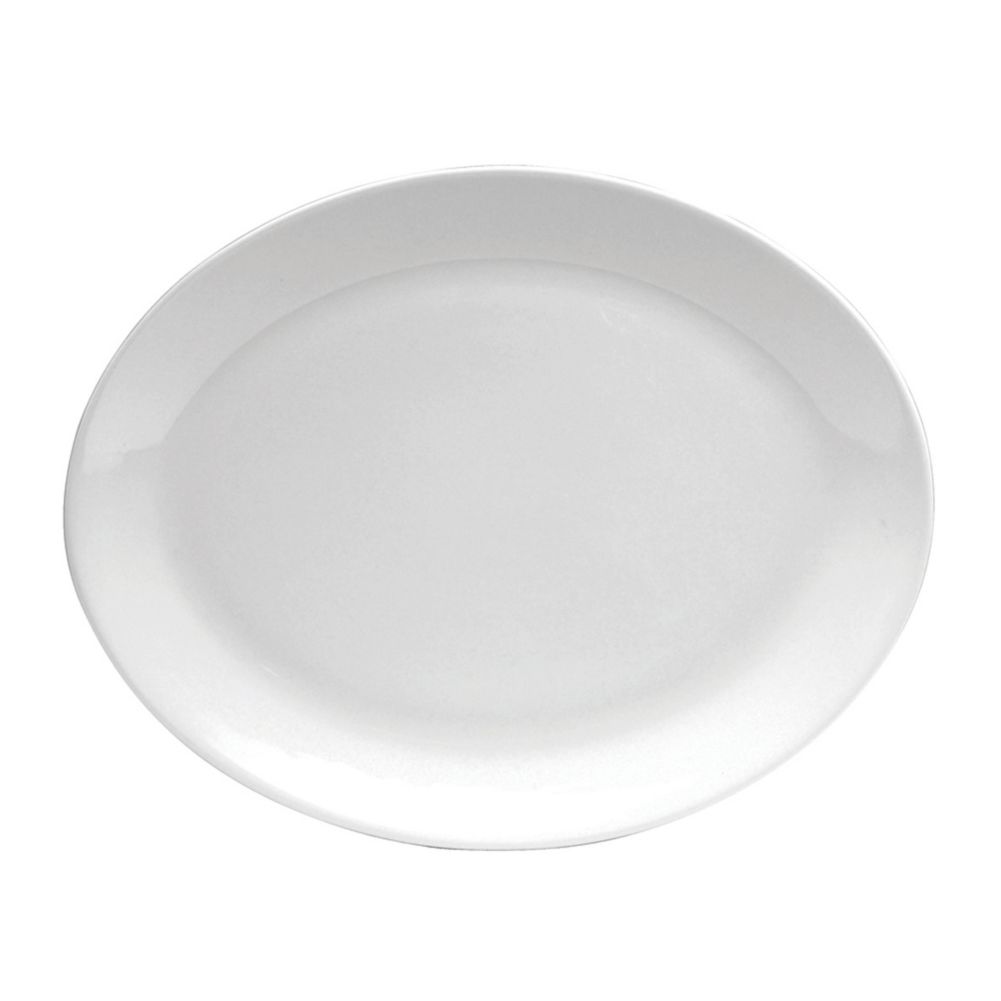 Oneida&reg; Tundra&trade; 11" x 8-1/2" White Oval Platter